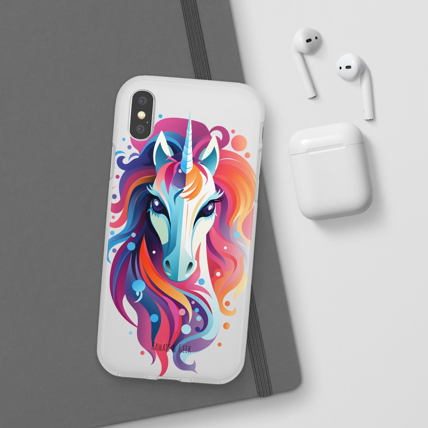 Ink Unicorn Flexi Transparent Phone Case