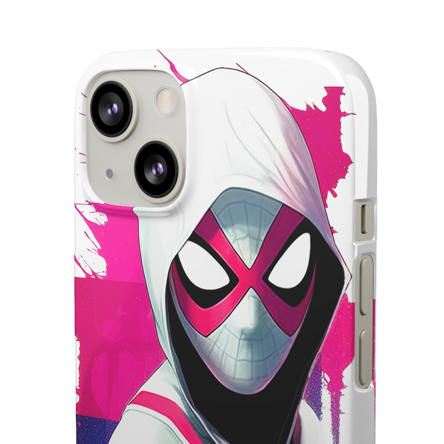 Spider Gwen in Watercolor Style Phone Case - Add Some Colorful and Heroic Style to Your Phone