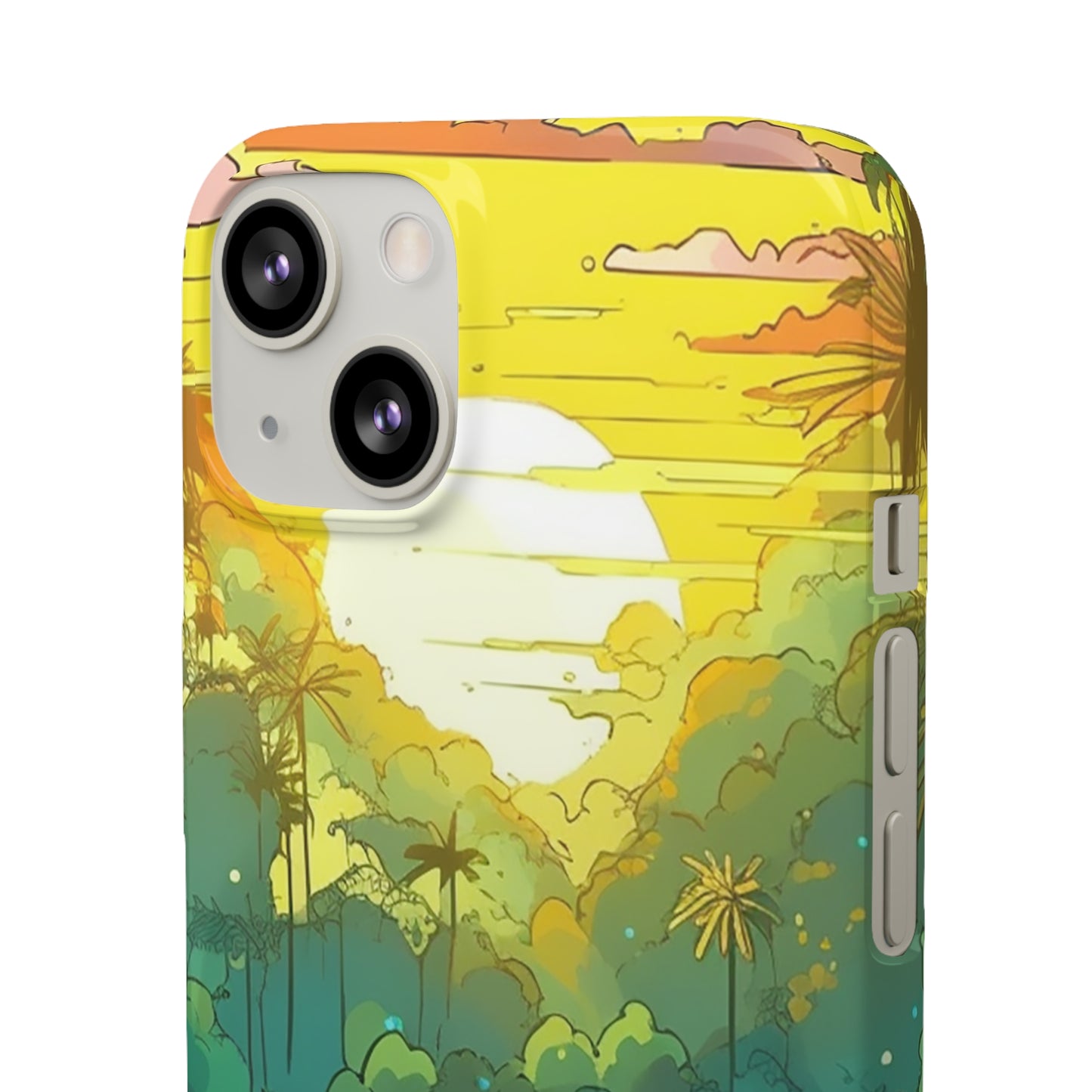 Rainforest at Sunset Phone Case - Capture the Serenity of Nature on Your Device