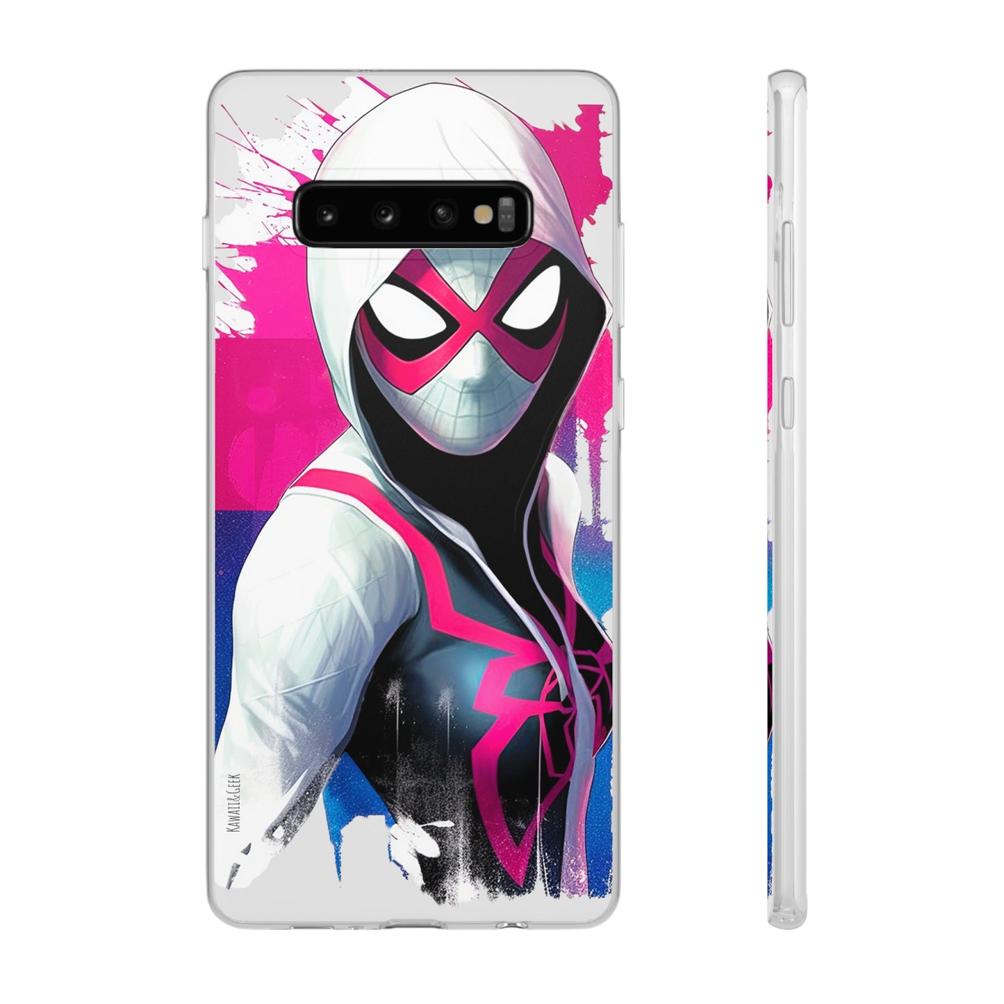 Spider Gwen in Flexi Phone Case - Add Some Colorful and Heroic Style to Your Phone