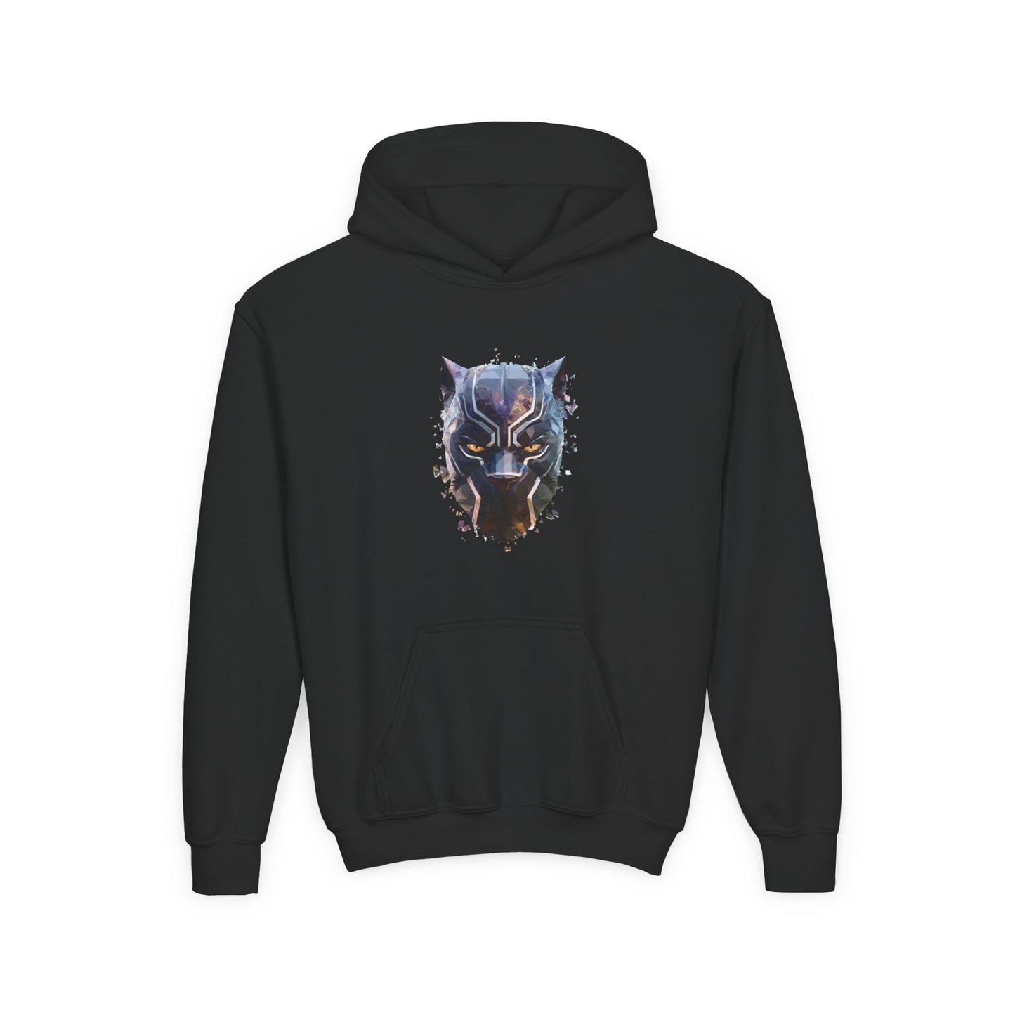Black Panther Youth Hoodie, Kids Superhero Sweatshirt, Marvel Comic Gift, Stylish, Cozy Kids Clothing, Birthday Present