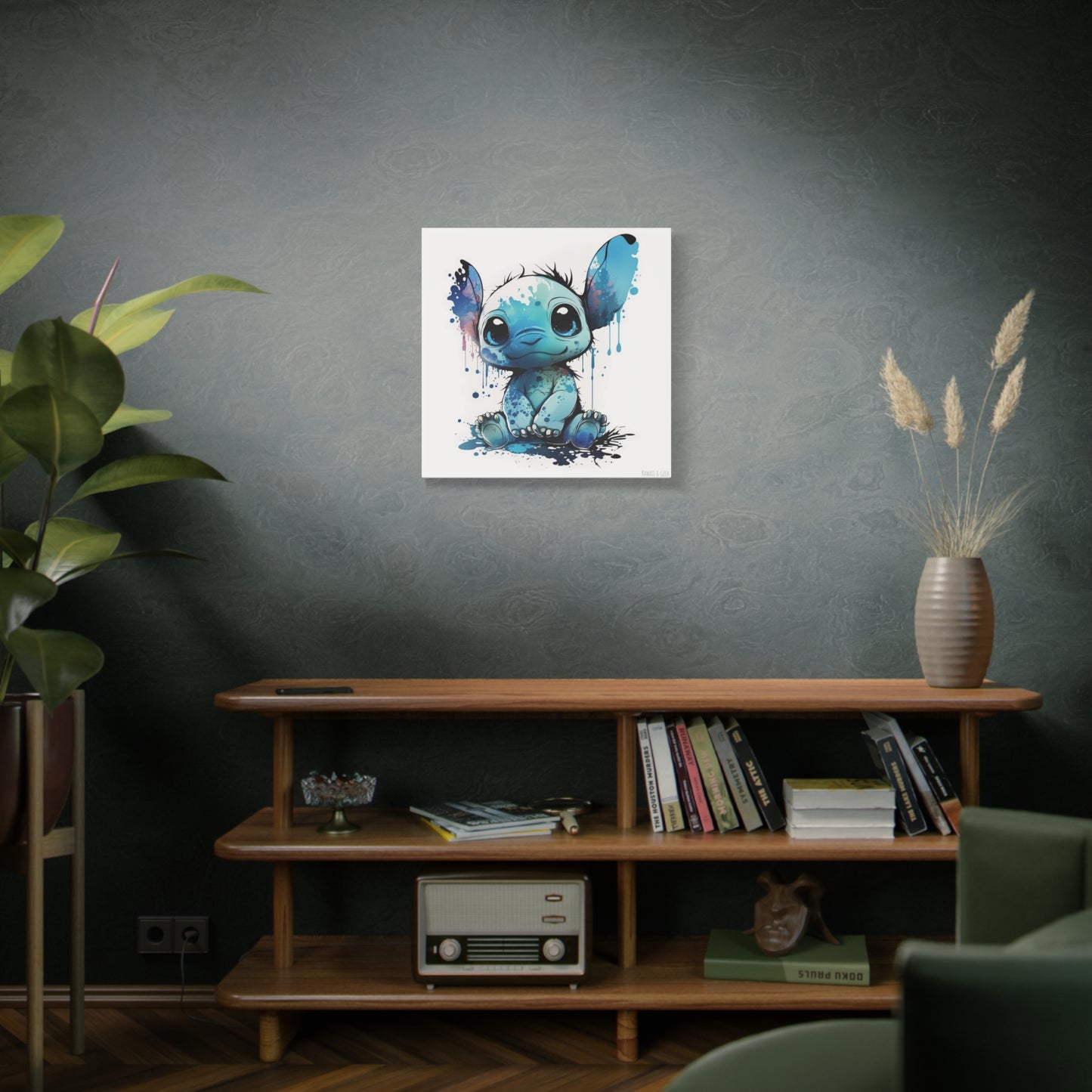 Cute Baby Stitch Canva - Add Whimsical Charm to Your Wall Decor