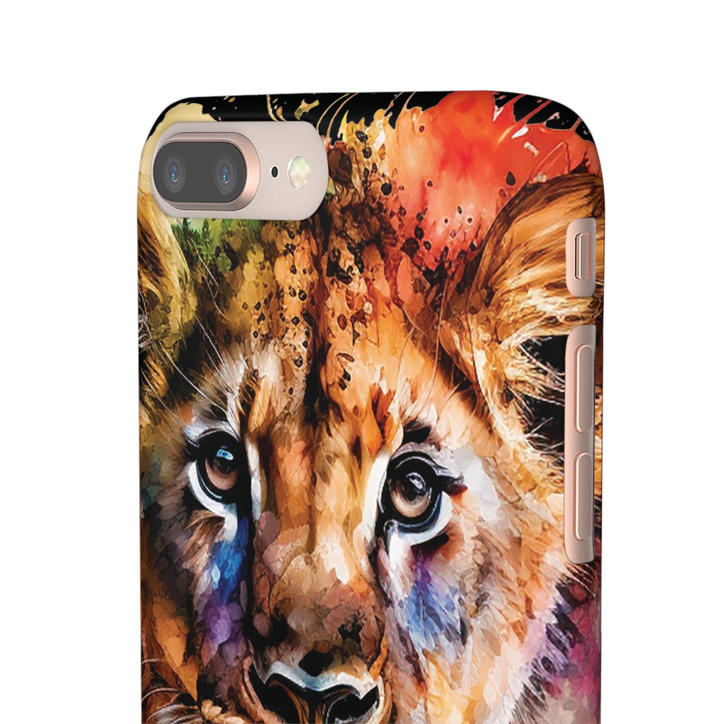 Phone Case Watercolor Lion Cub