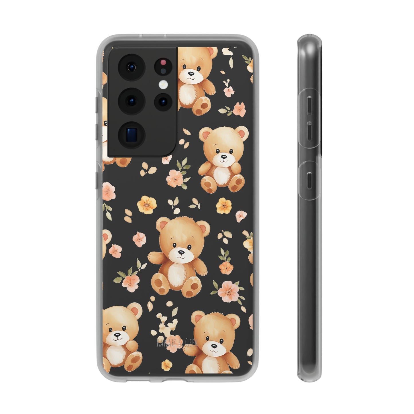 Teddy Delight: Flexi and semi-Transparent Phone Case