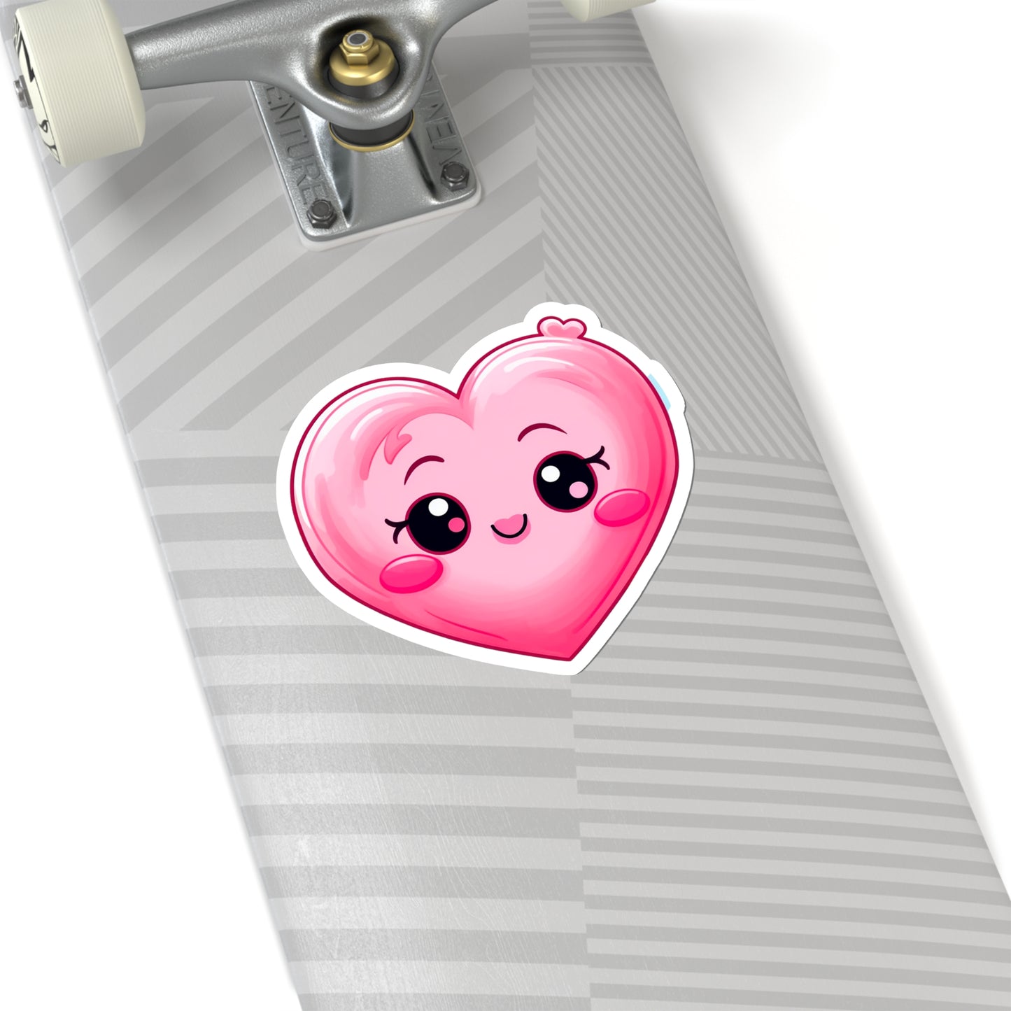 Cute Kawaii Heart Sticker - Spread Love and Cuteness with This Adorable Sticker