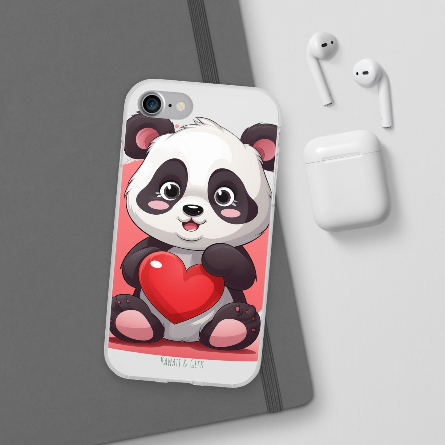 Heart Panda Flexi Case