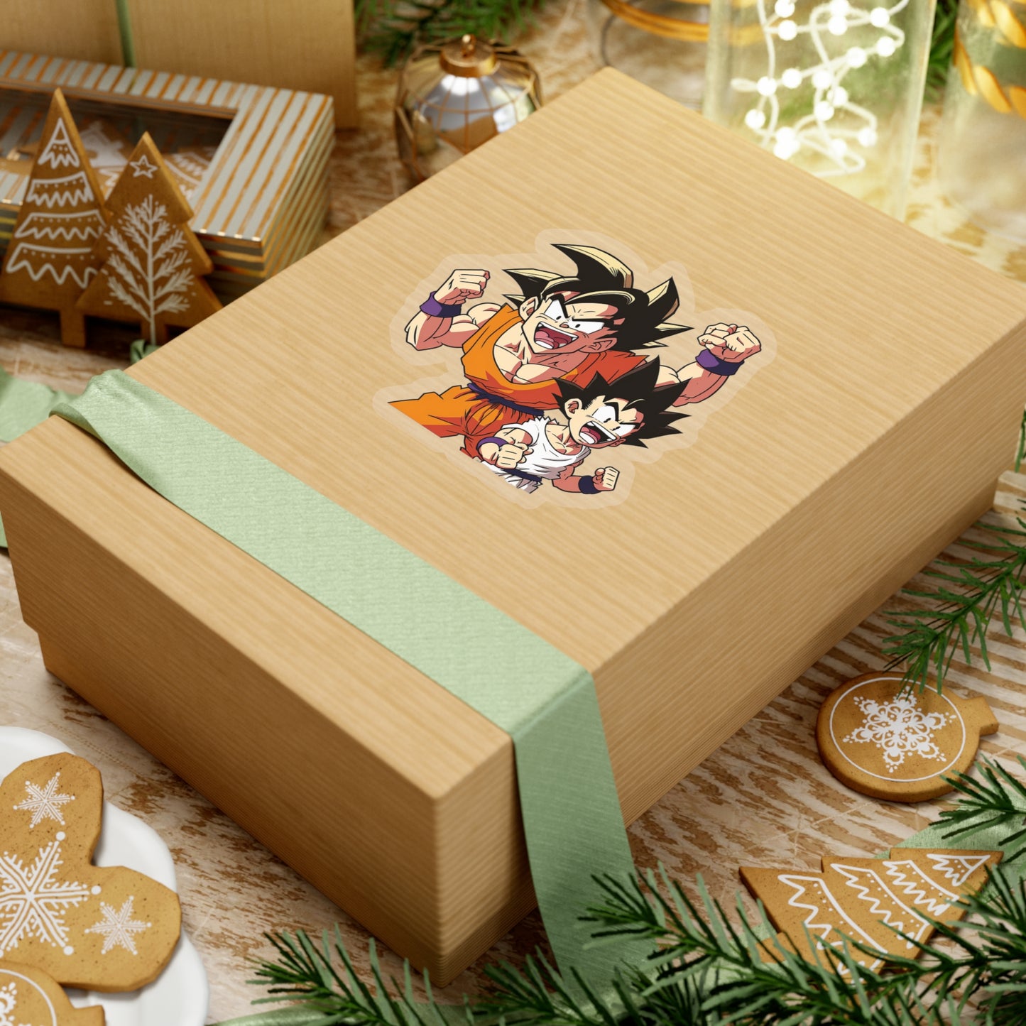 San Goku Sticker - Add Some Joyful and Nostalgic Style to Your Tech - Draon Ball