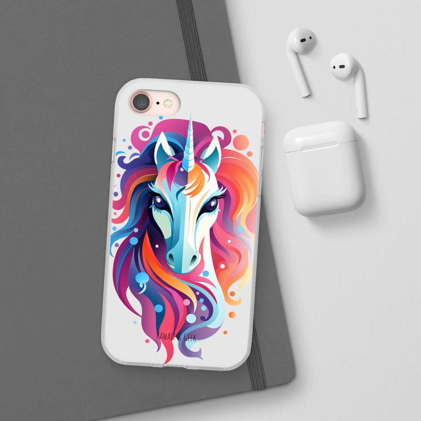 Ink Unicorn Flexi Transparent Phone Case