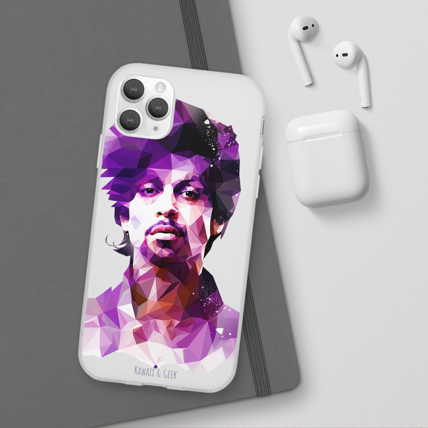 Prince aka Love Symbol Flexi Phone Case - Embrace Musical Elegance