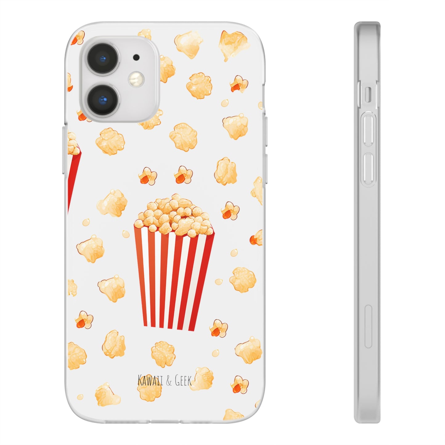 Popcorn Transparent Flexi Phone Case