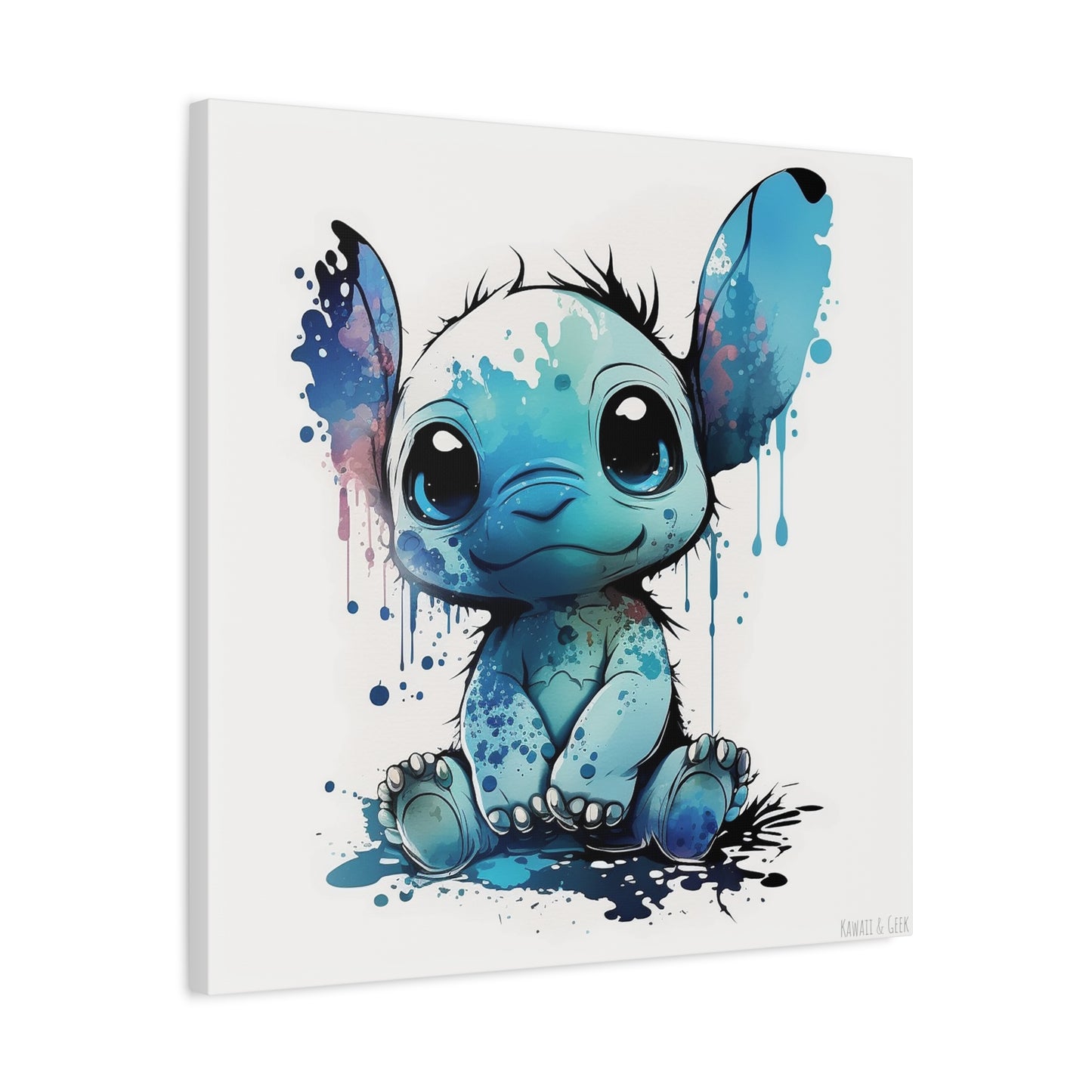 Cute Baby Stitch Canva - Add Whimsical Charm to Your Wall Decor