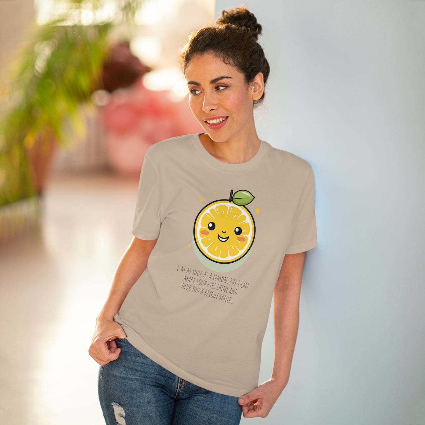 Cute Eco-Friendly Lemon T-Shirt - Brighten Your Day with Citrus Charm !