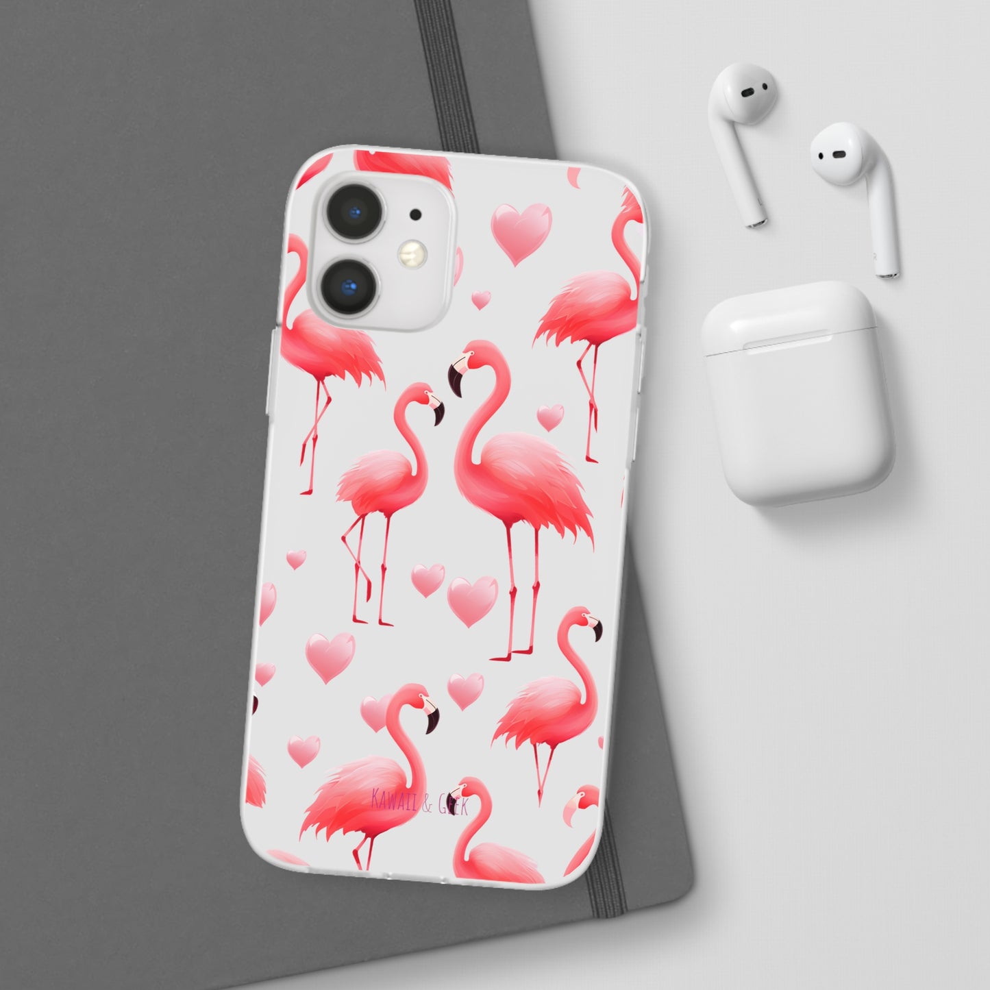 Pink Flamingo Elegance Flexi Phone case