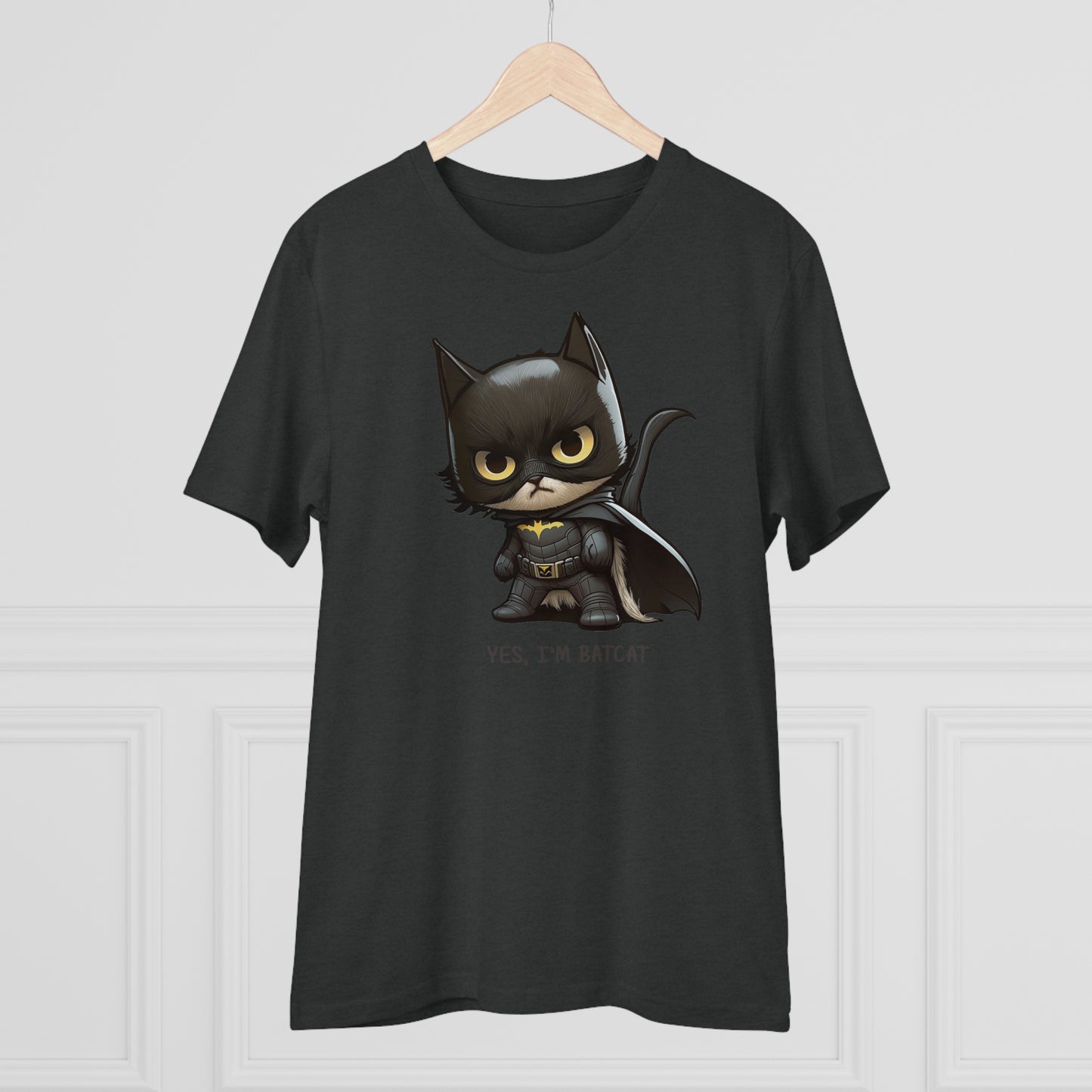 Yes, I'm Batcat, Unisex Eco-Friendly T-Shirt - Make a Playful and Sustainable Fashion Statement