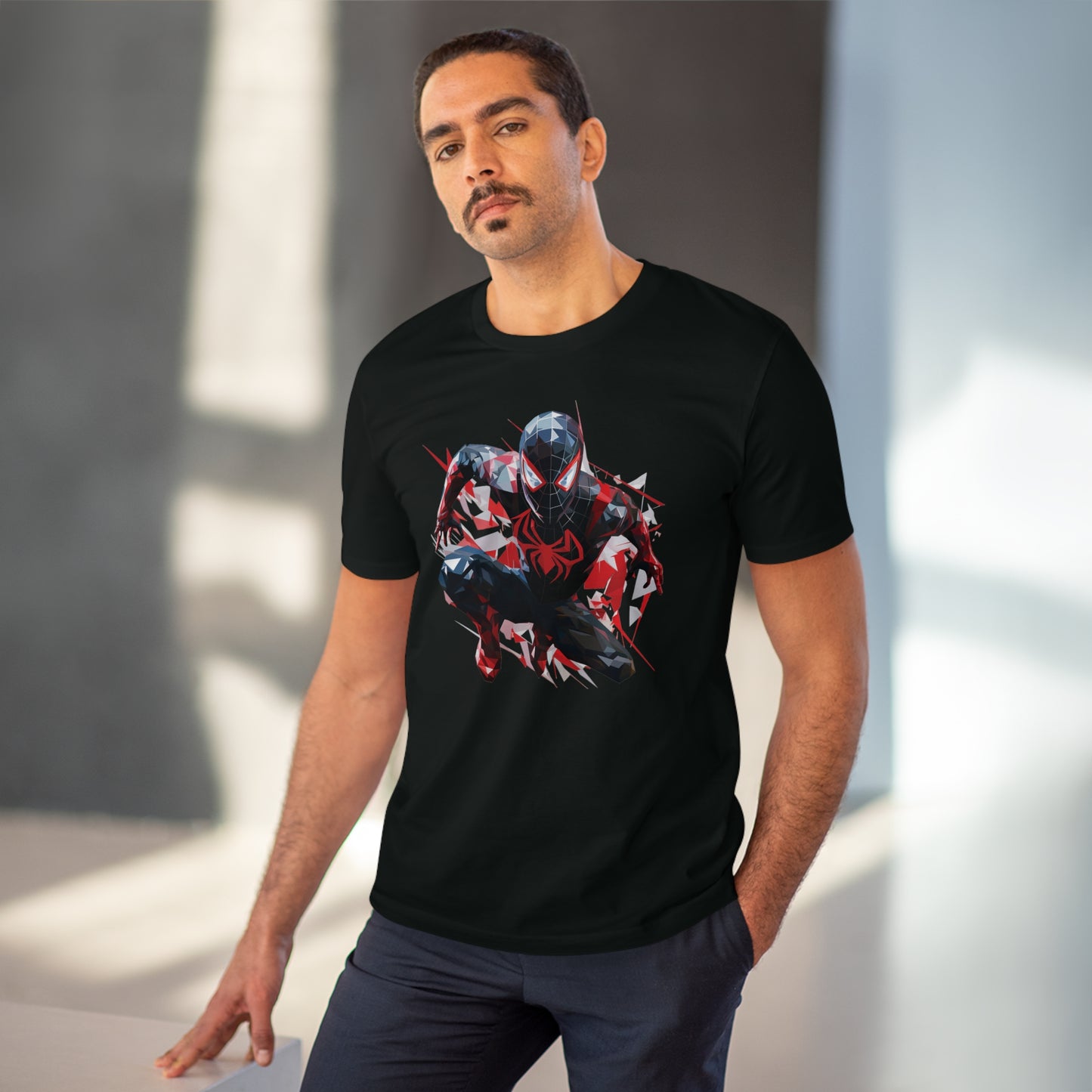 Miles Morales Polygonal T-Shirt - Embrace the Ultimate Style