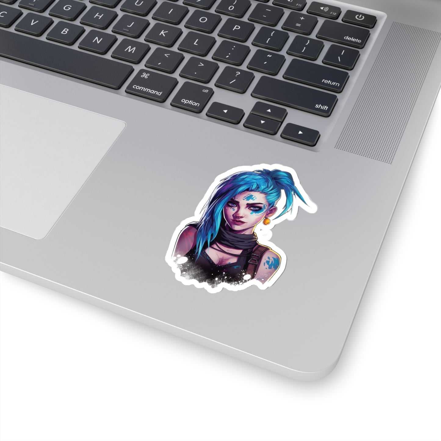 Jinx from Arcane Sticker - Add Some Colorful and Explosive Style to Your Tech - League of Legends