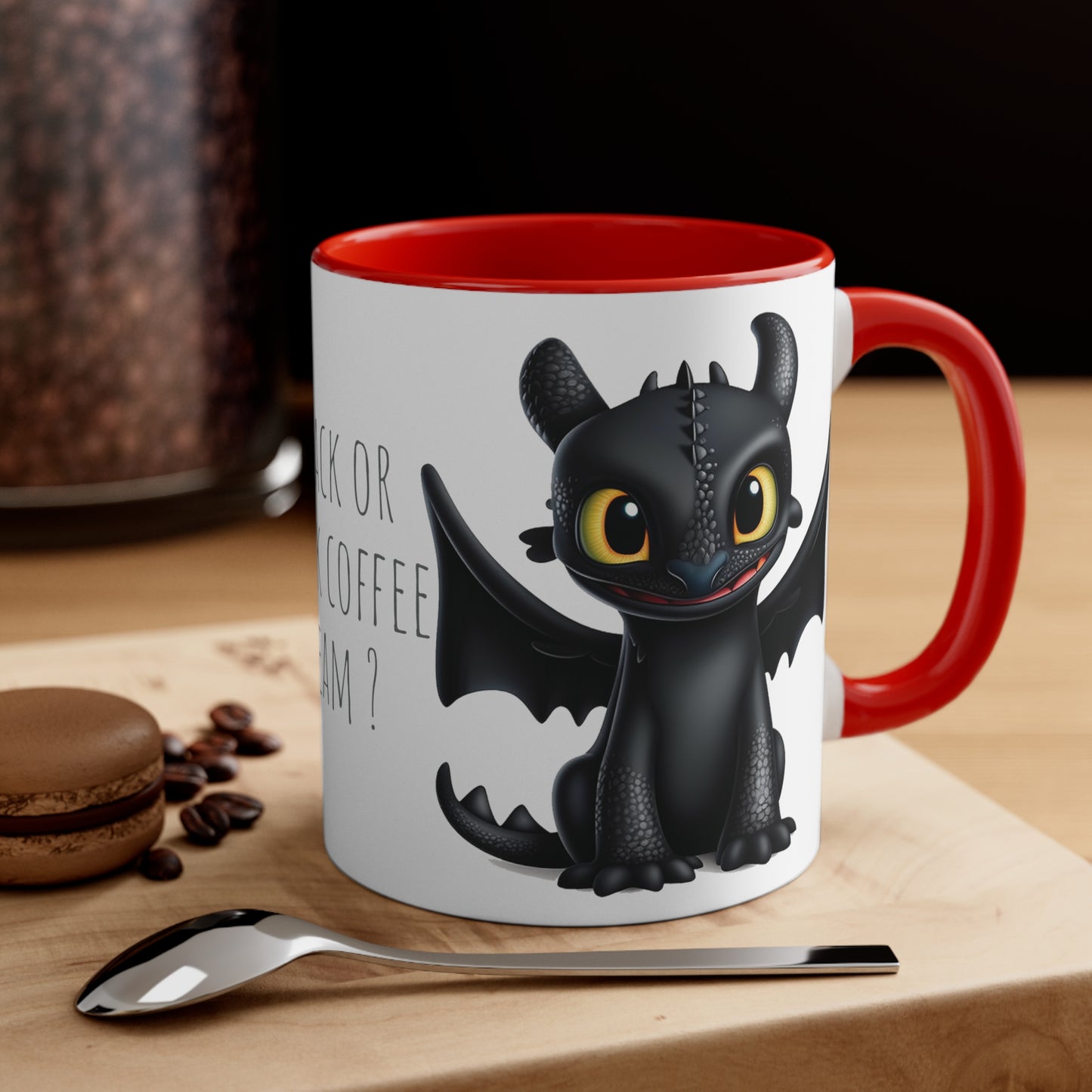 Toothless and Light Fury Mug - Choose Your Brew: Black or Milk Coffee ?