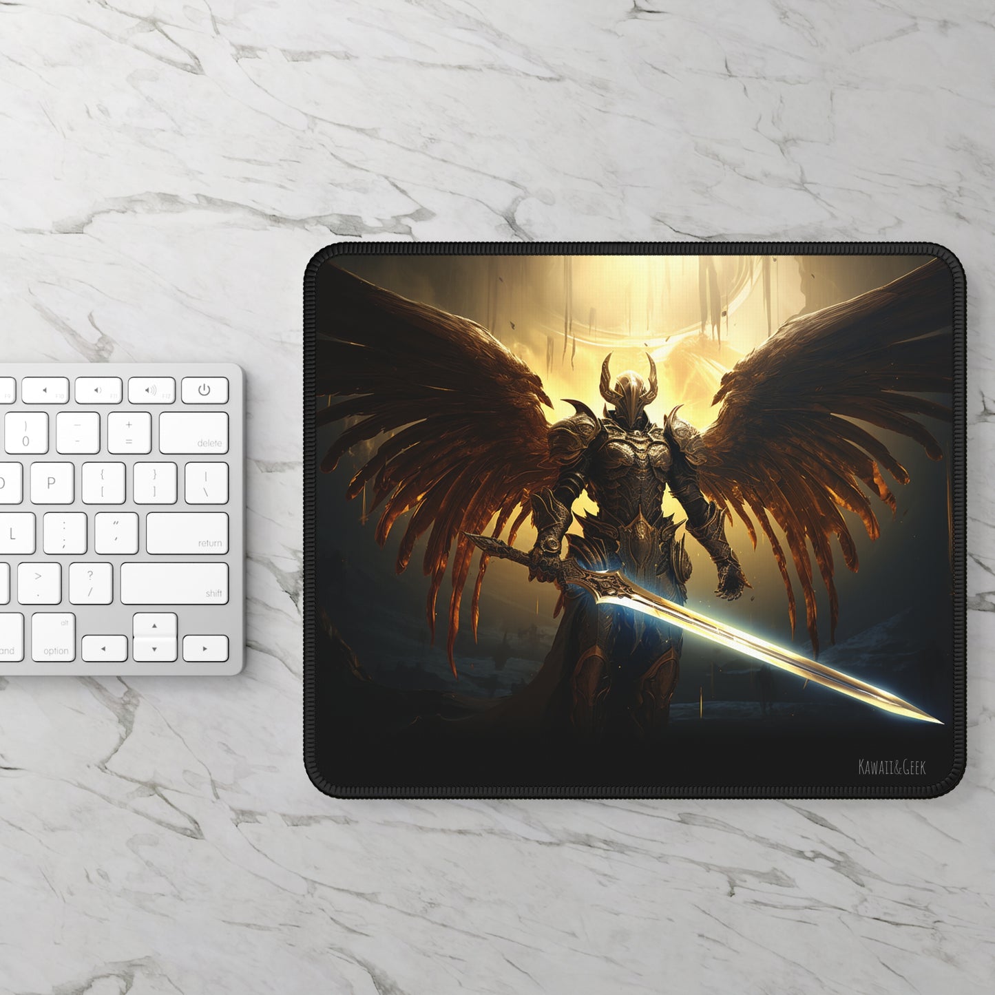 Unleash the Angel of Death: Tyrael-Inspired Gaming Mouse Pad