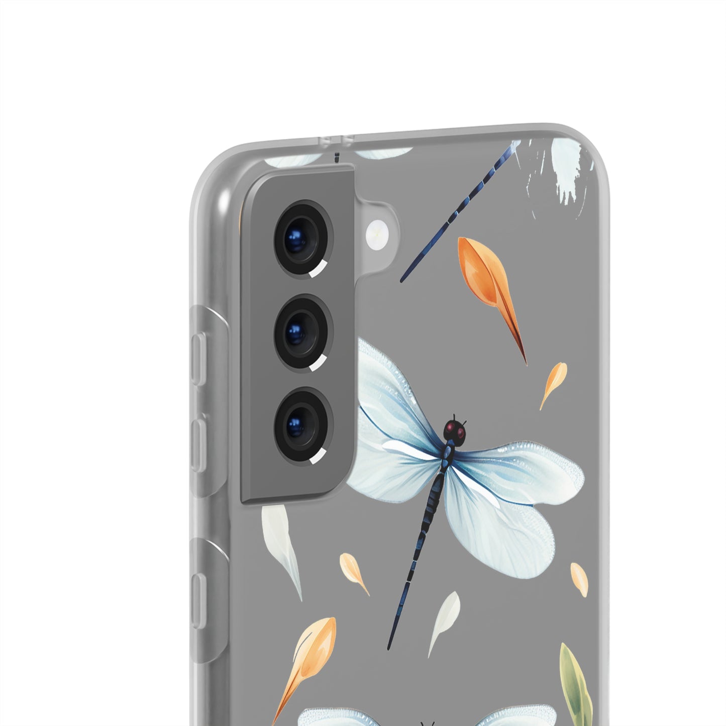 Dragonfly Dreams: Transparent Flexi Phone Case