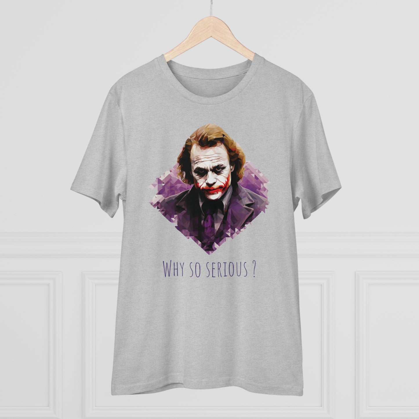 The Joker Heath Ledger T-Shirt - Sustainable Style with a Faceted Tribute