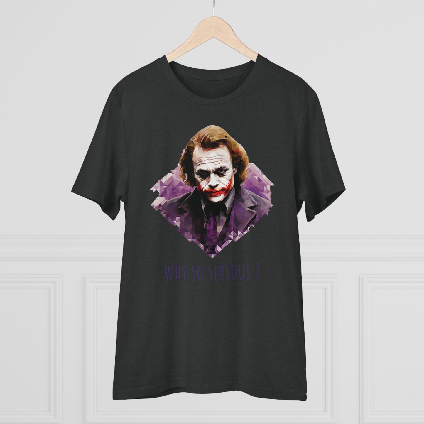 The Joker Heath Ledger T-Shirt - Sustainable Style with a Faceted Tribute