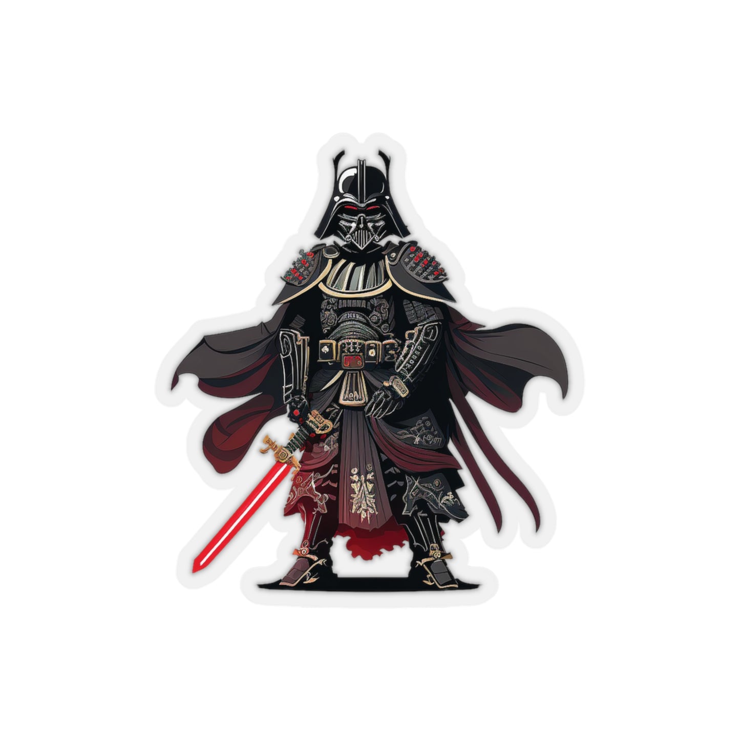 Darth Vader Samurai Sticker - Add Some Unique and Fierce Style to Your Tech -Star Wars