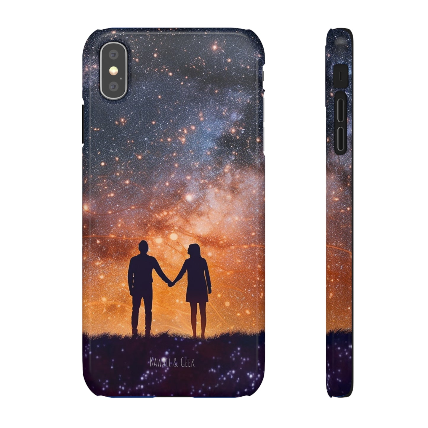 Starry Night Lovers Phone Case - Embrace the Beauty of the Night Sky