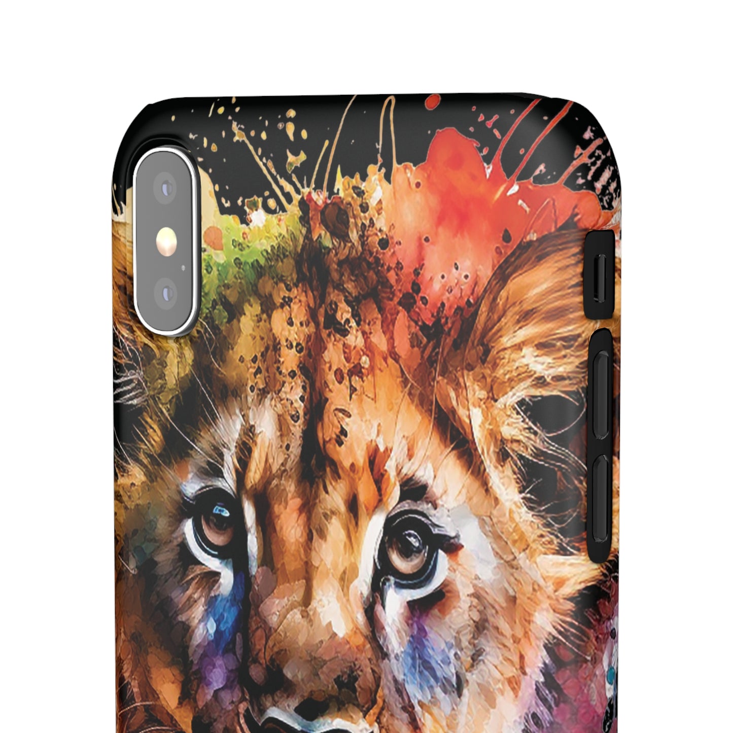 Watercolor Lion Cub Premium Phone Case