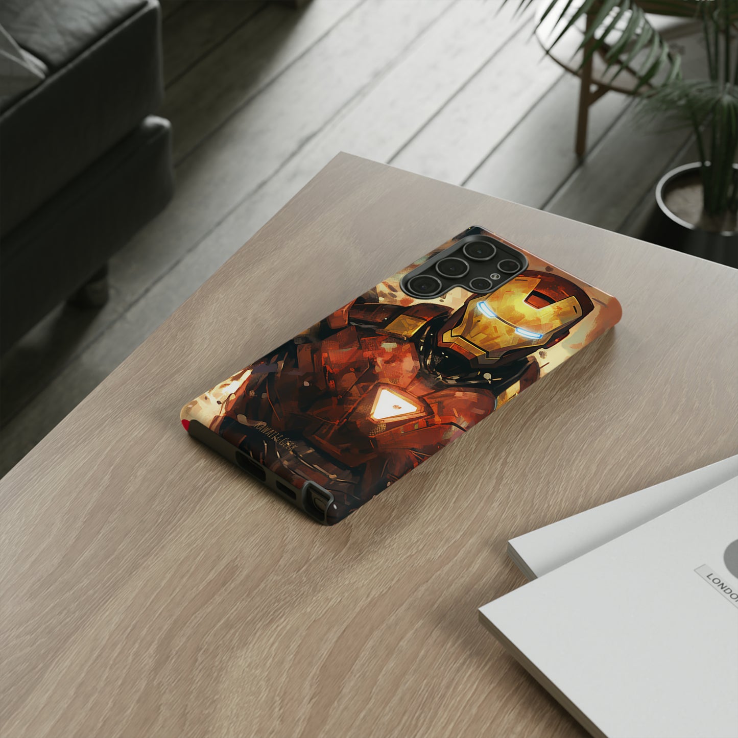 Iron Man Painting Tough Phone Case - Add Some Bold and Unique Style to Your Tech