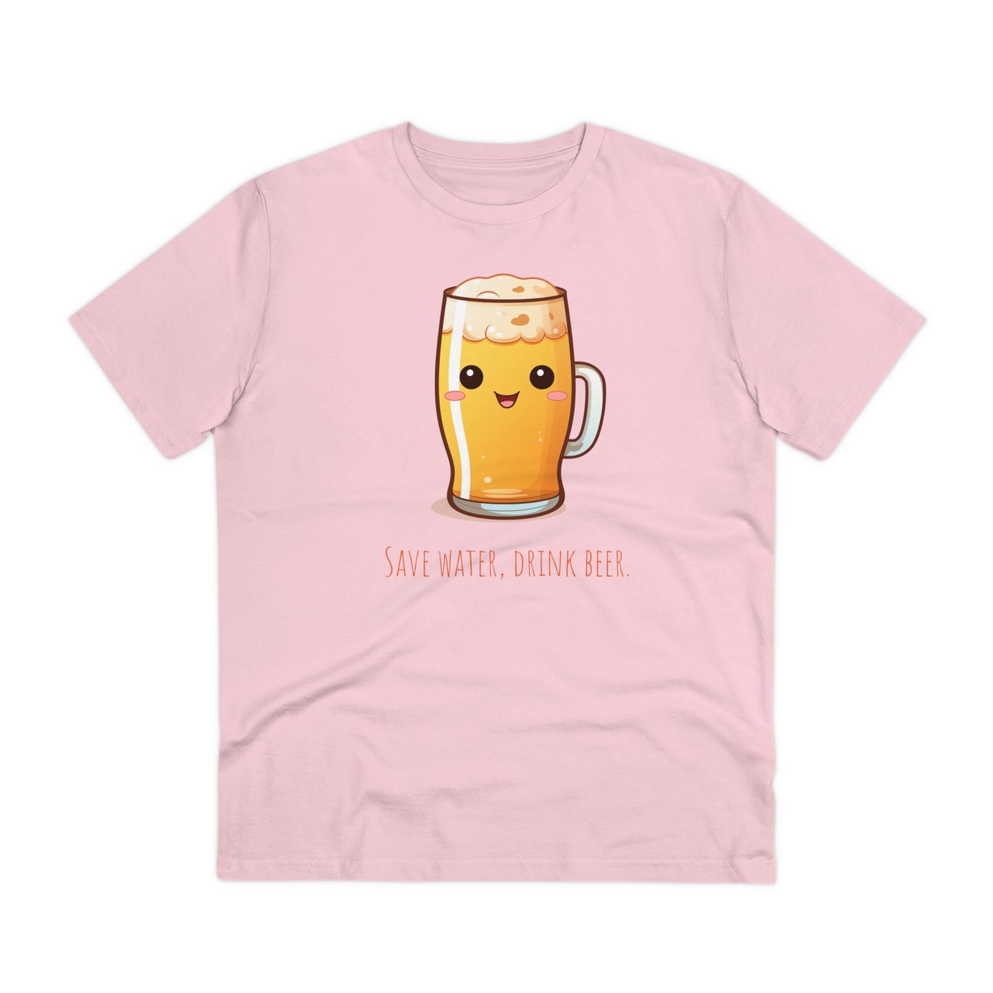 Eco-Friendly Unisex Beer T-Shirt - 'Save Water, Drink Beer'