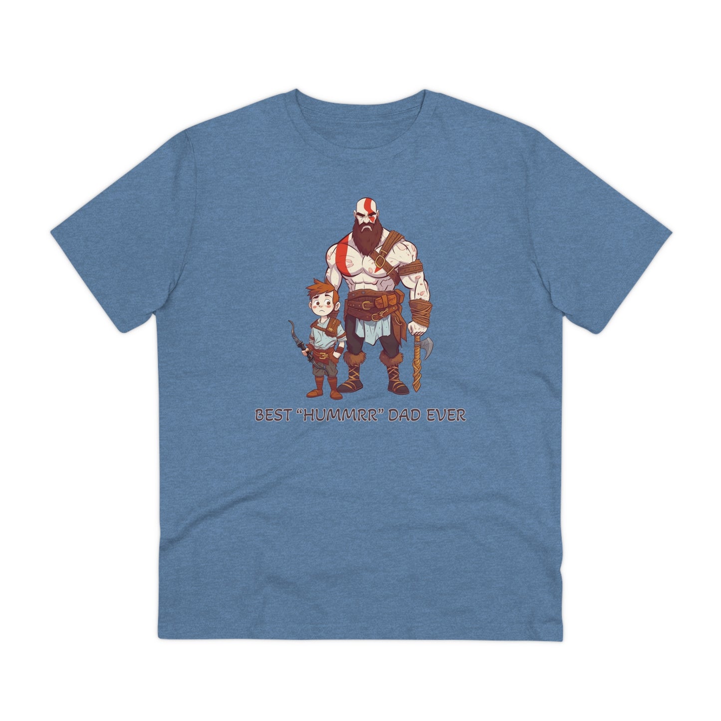 Kratos - God of War T-Shirt - BEST Hummrr Dad Ever - Celebrate Father's Day with Playful Style