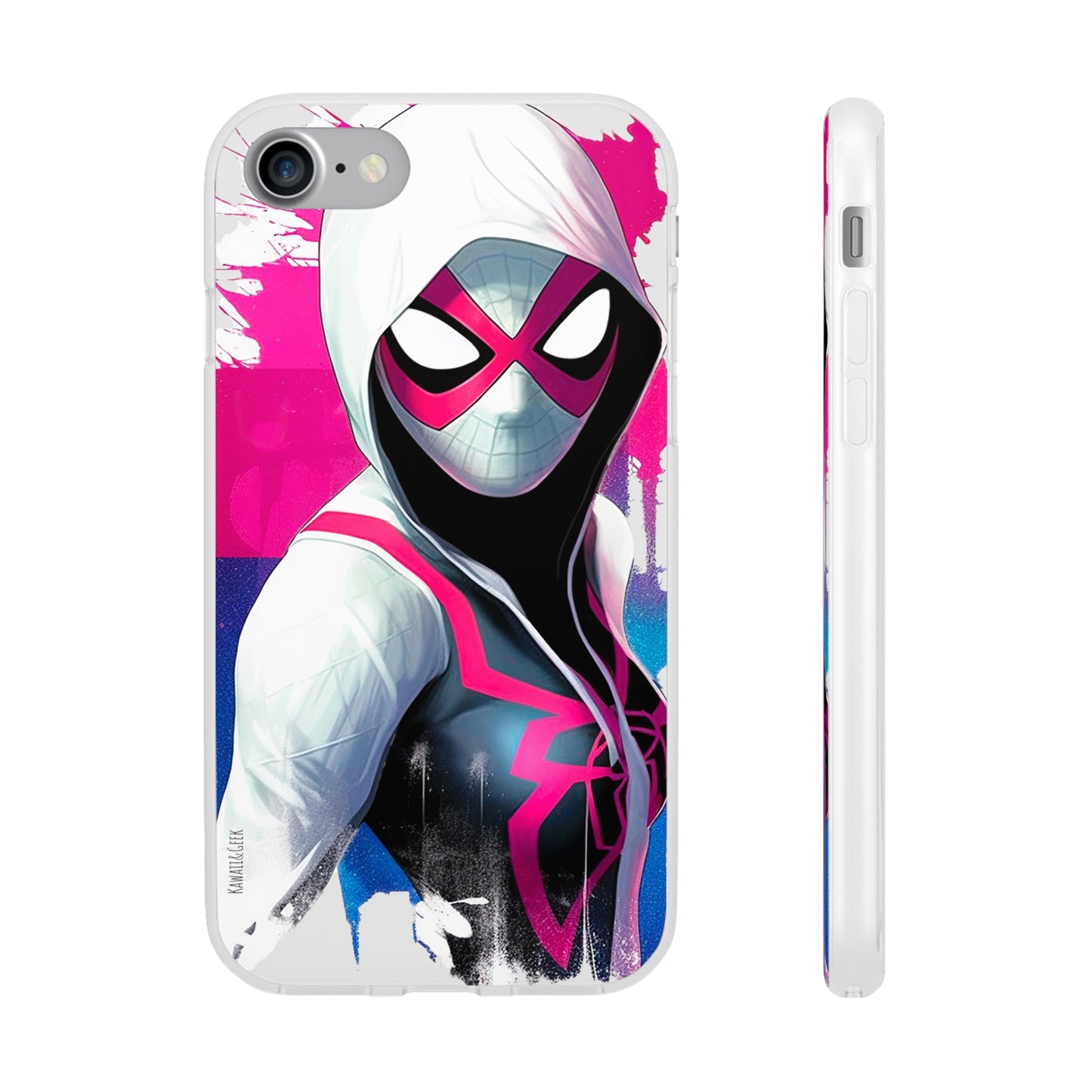 Spider Gwen in Flexi Phone Case - Add Some Colorful and Heroic Style to Your Phone