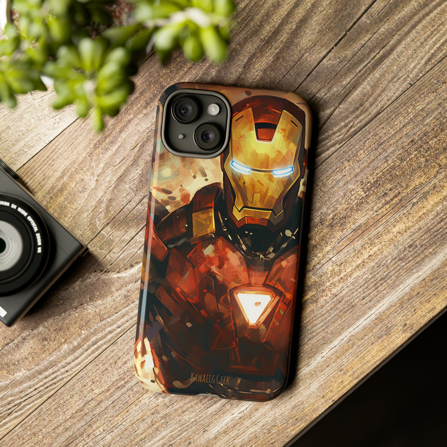 Iron Man Painting Tough Phone Case - Add Some Bold and Unique Style to Your Tech