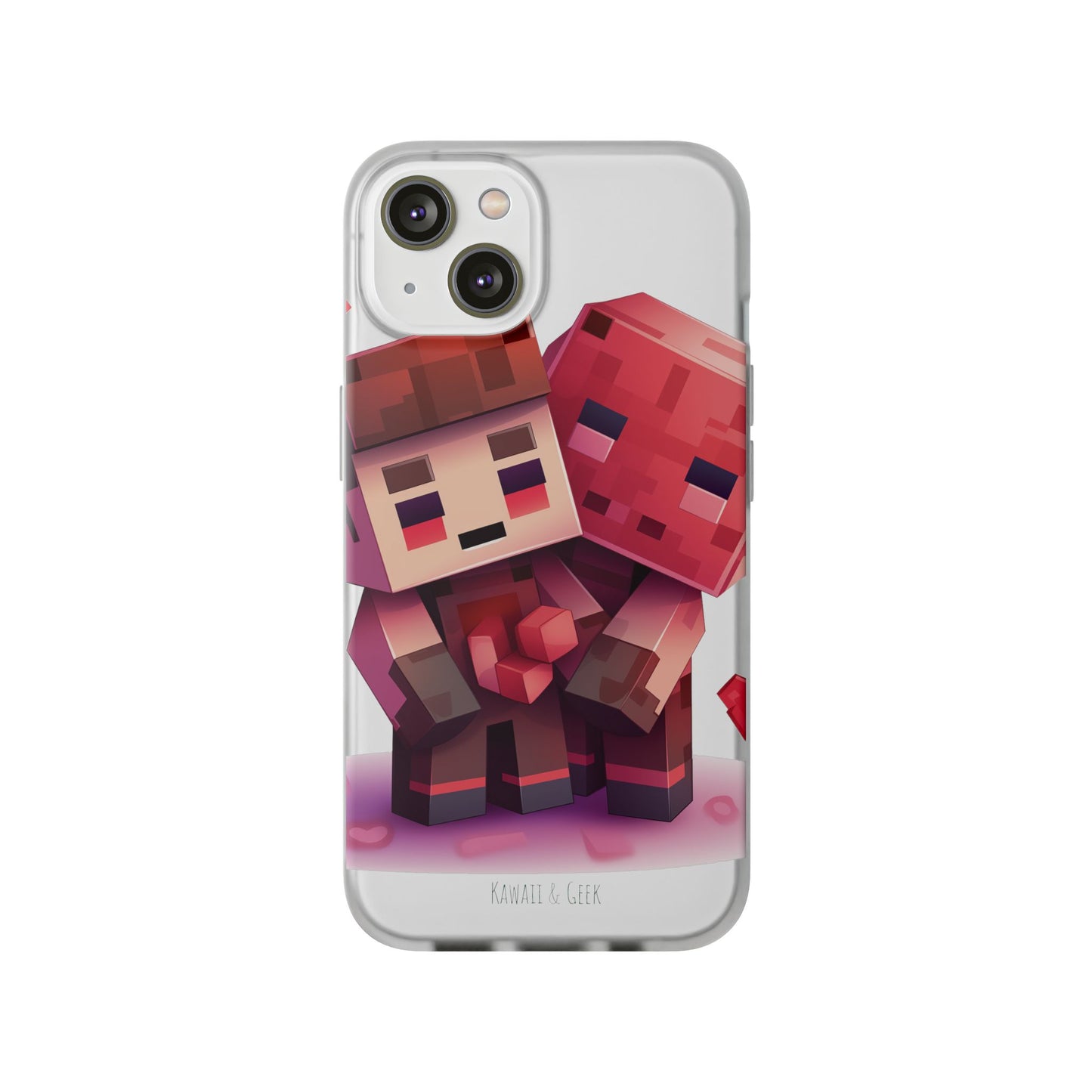 Phone Case - Lovers Minecraft Inspired Design