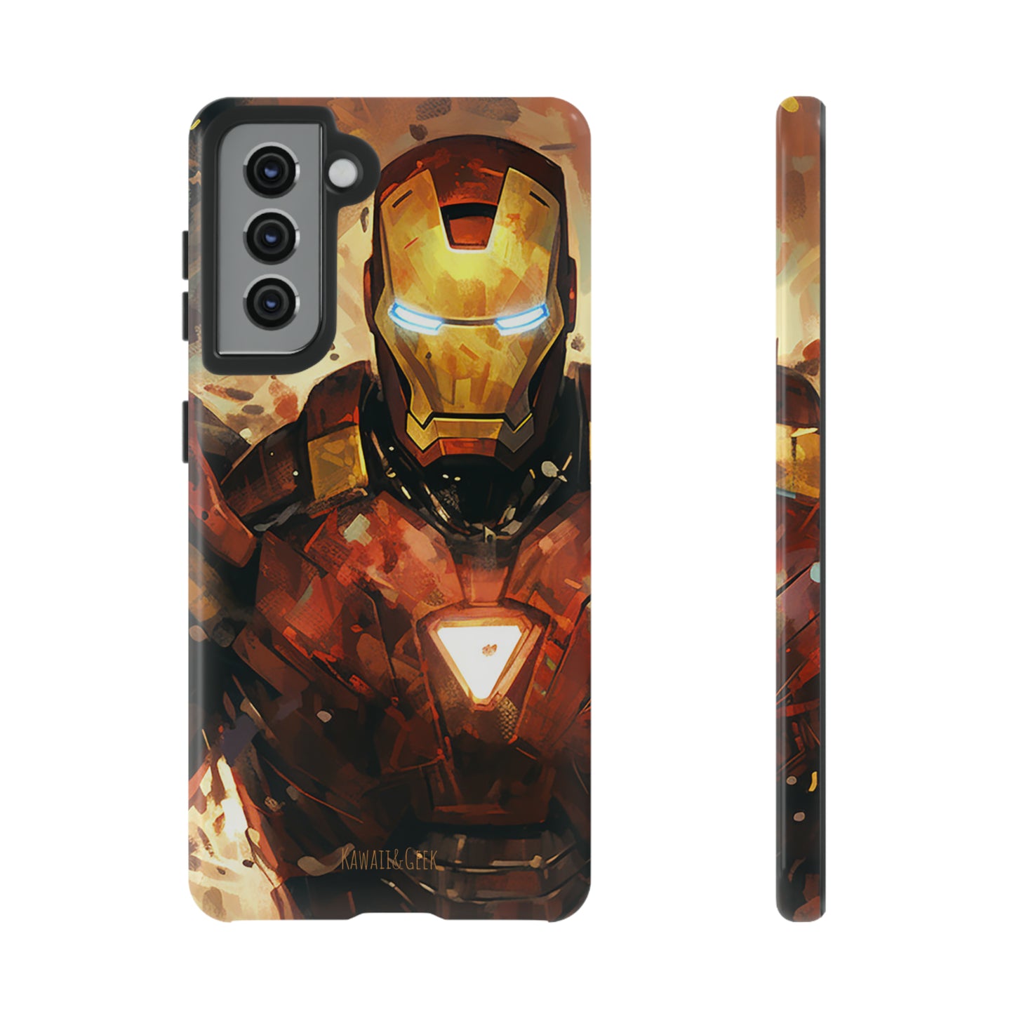 Iron Man Painting Tough Phone Case - Add Some Bold and Unique Style to Your Tech