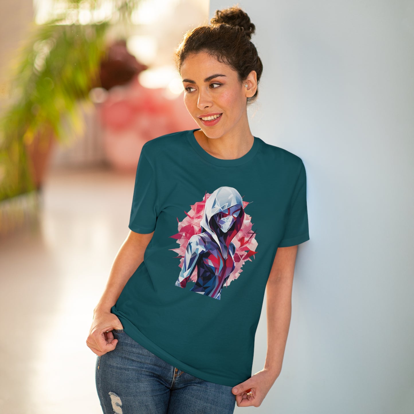 Spider Gwen Stacy T-Shirt - Eco-Friendly Fashion with Superhero Flair