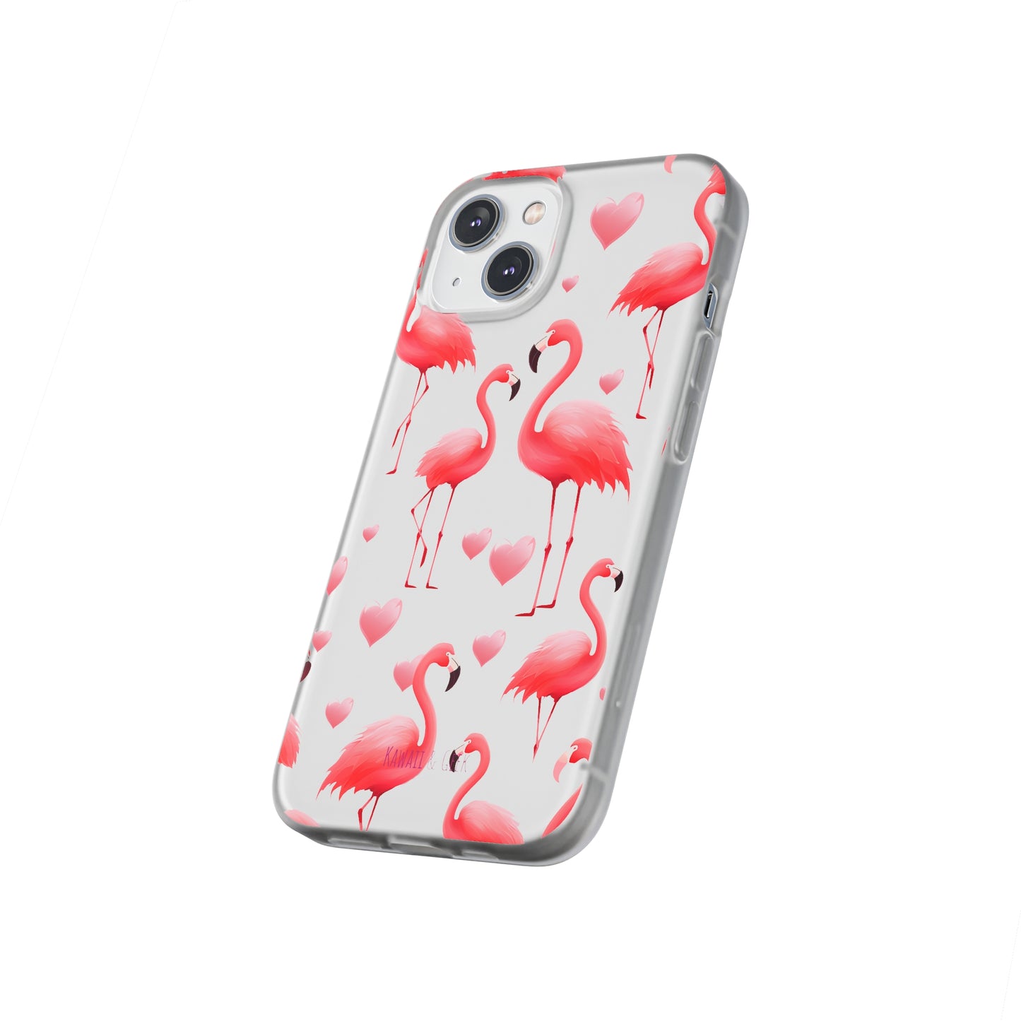 Pink Flamingo Elegance Flexi Phone case