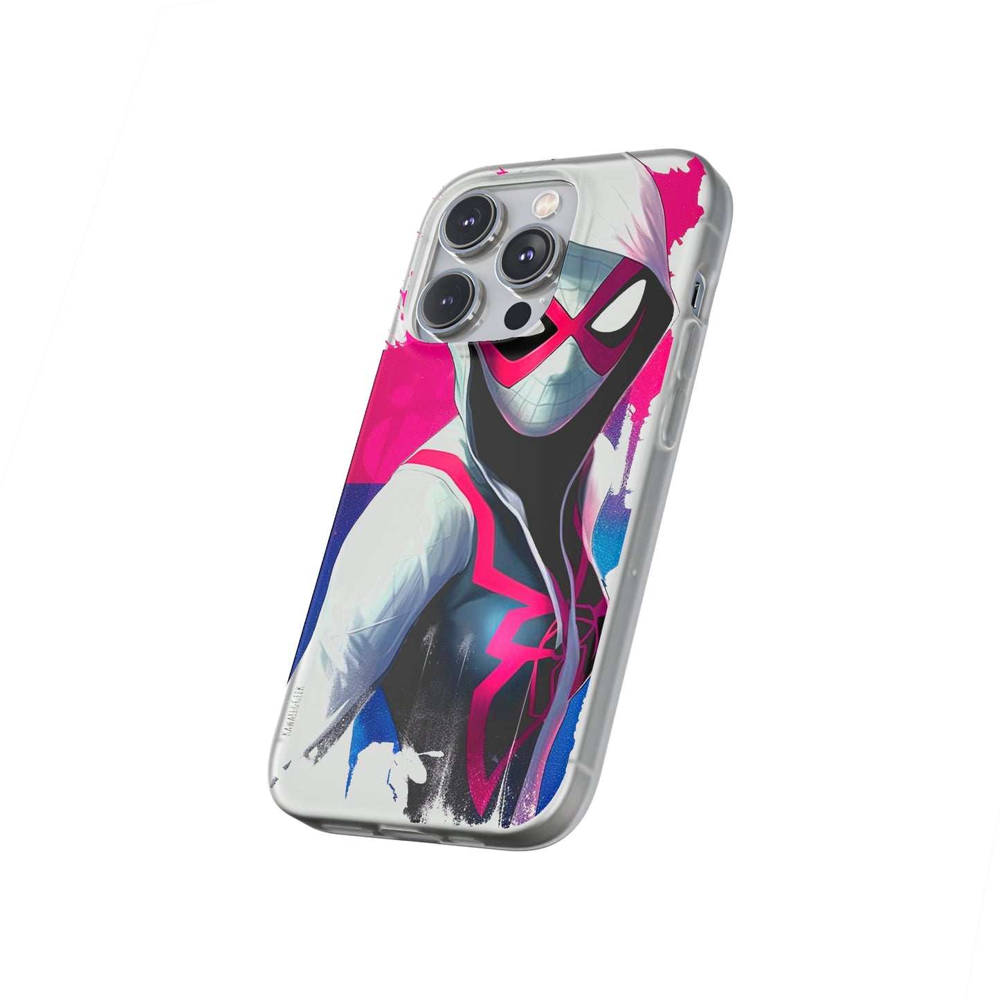 Spider Gwen in Flexi Phone Case - Add Some Colorful and Heroic Style to Your Phone