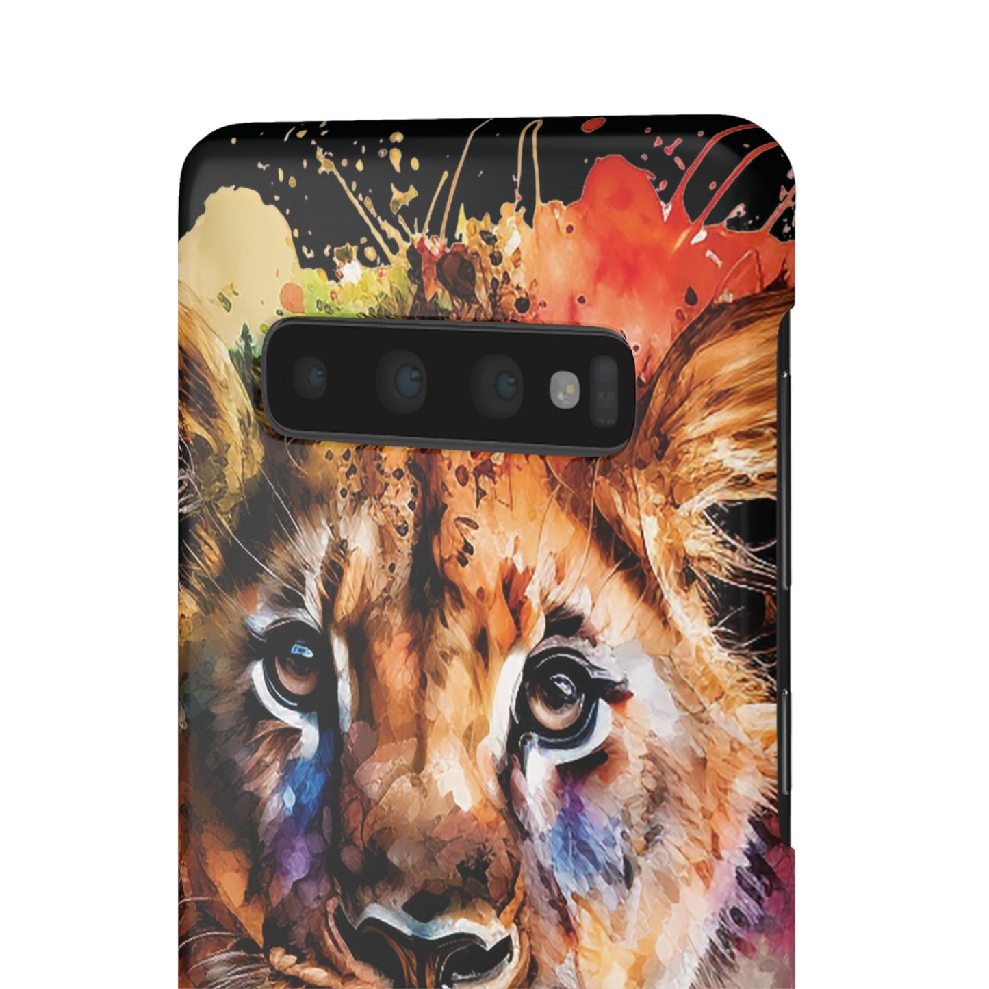 Watercolor Lion Cub Premium Phone Case