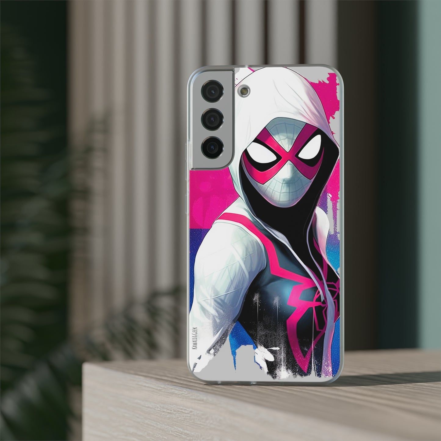 Spider Gwen in Flexi Phone Case - Add Some Colorful and Heroic Style to Your Phone