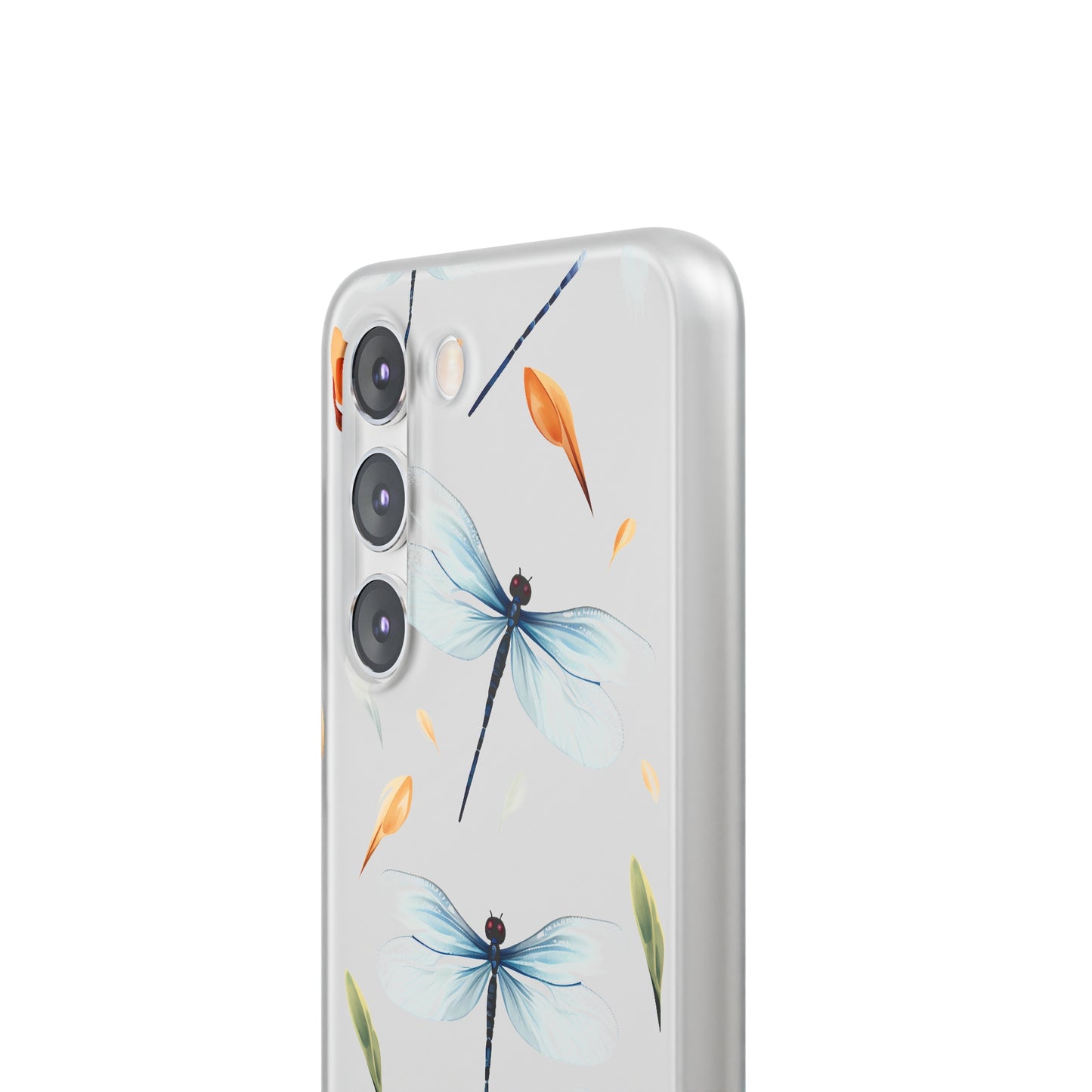 Dragonfly Dreams: Transparent Flexi Phone Case