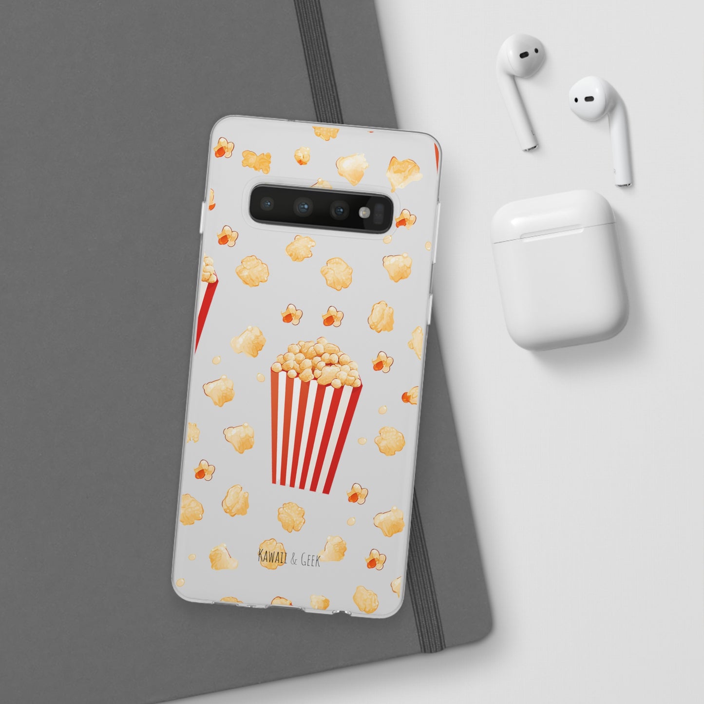 Popcorn Transparent Flexi Phone Case