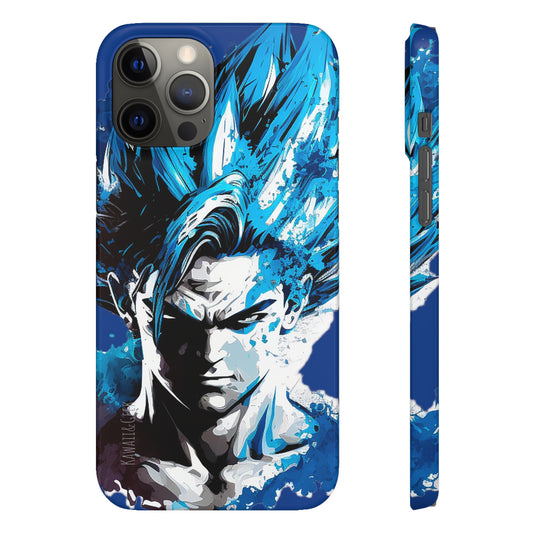 San Goku blue Phone Case - Add Some Powerful and Vibrant Style to Your Phone