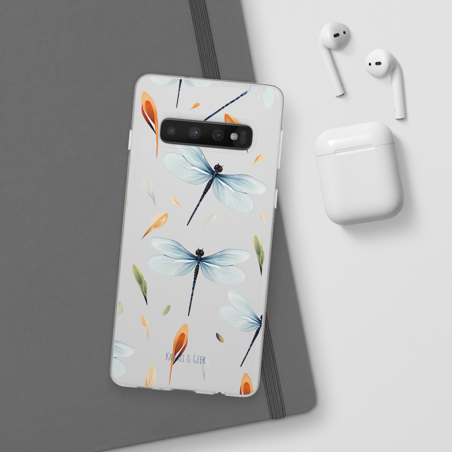 Dragonfly Dreams: Transparent Flexi Phone Case