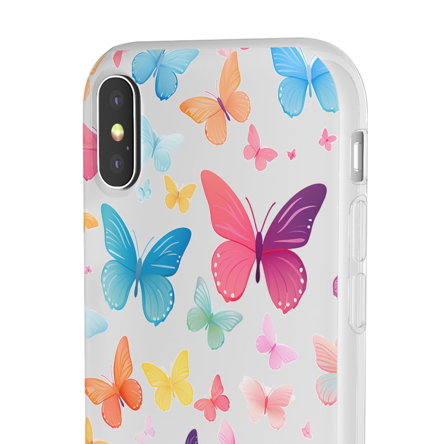 Charming Butterflies Flexi Transparent Phone Case