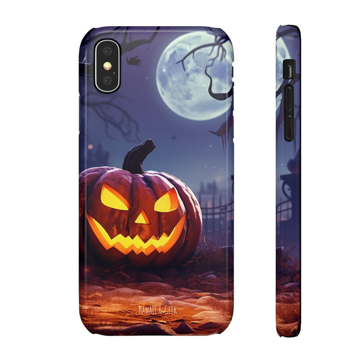 Halloween Pumpkin Design Premium Phone Case