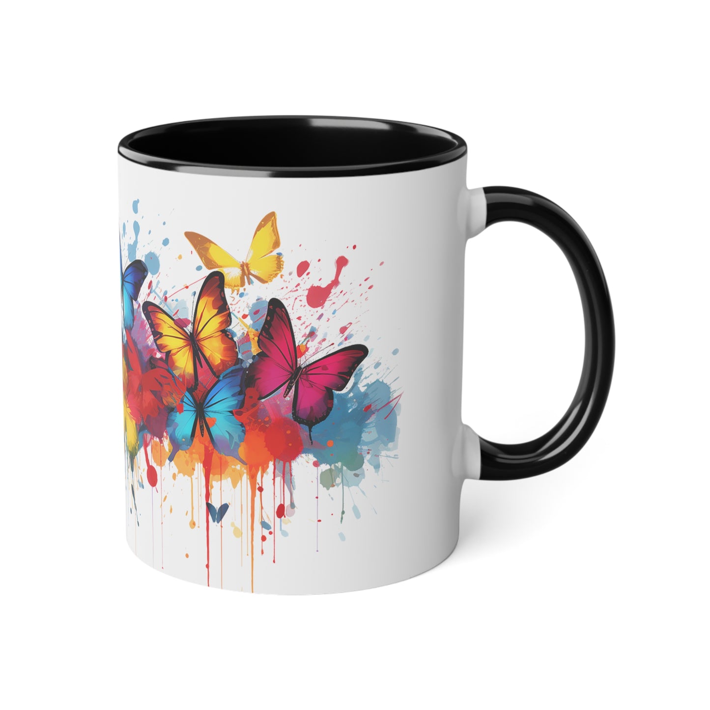 Elegant Butterflies Mug - Embrace the Beauty of Nature with Every Sip - EU