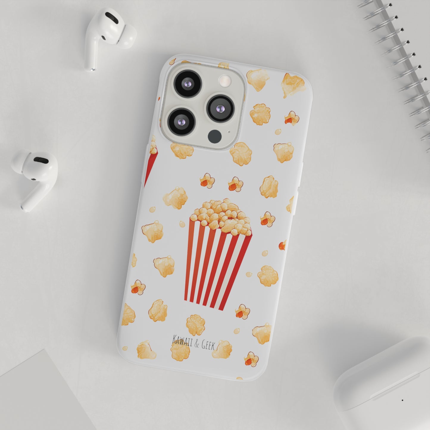 Popcorn Transparent Flexi Phone Case