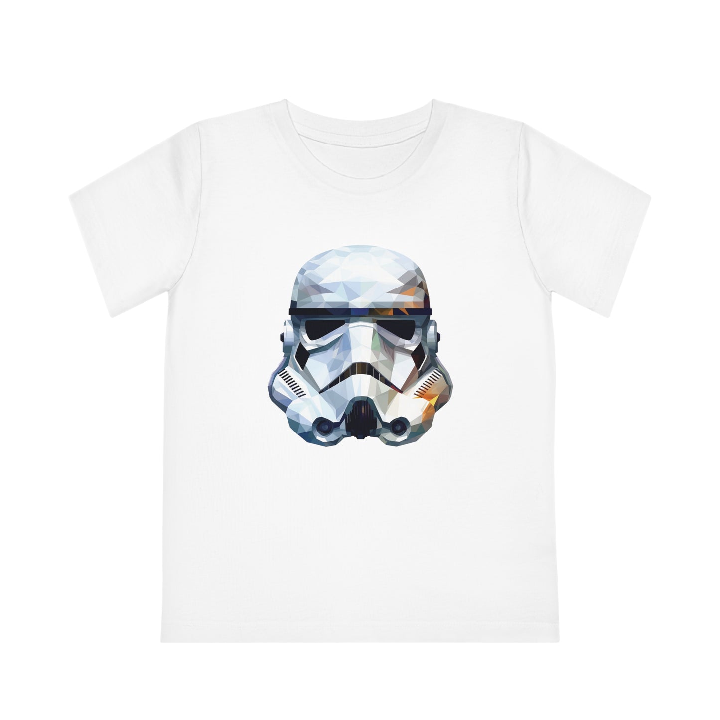 Stormtrooper Polygonal Kids T-Shirt - Embrace Galactic Style - Star Wars