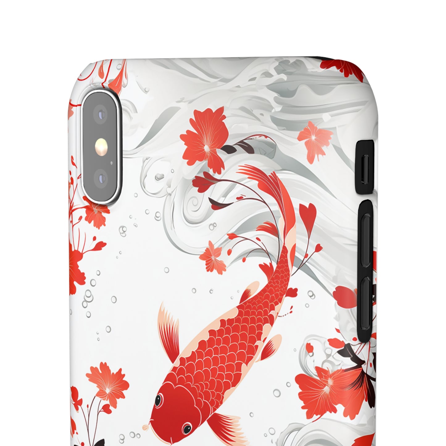 Elegant Koi: Premium Japanese Fish Phone Case